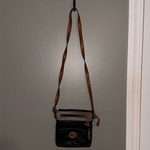 Tri-color crossbody purse